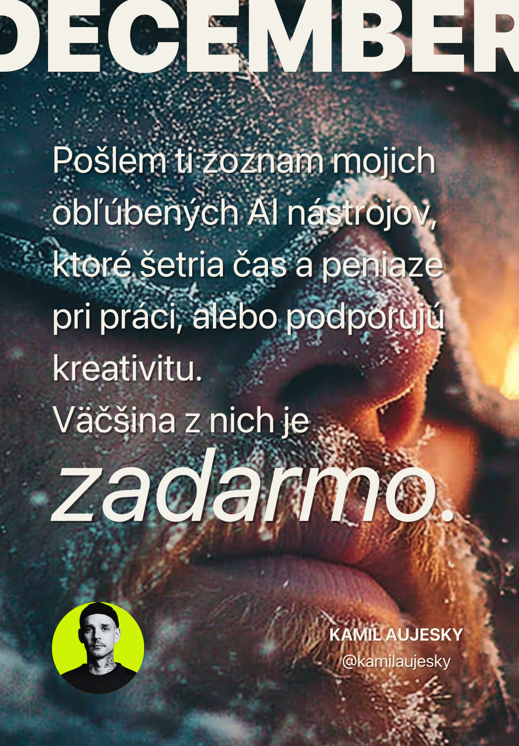 Zoznam obľúbených AI aplikácií.