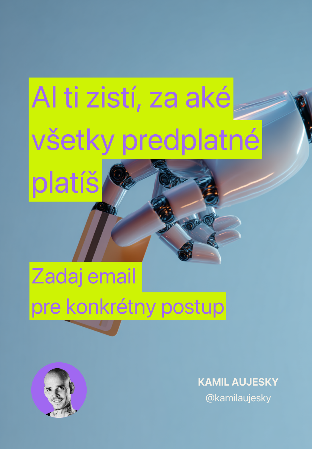 Zisti za aké predplatné platíš