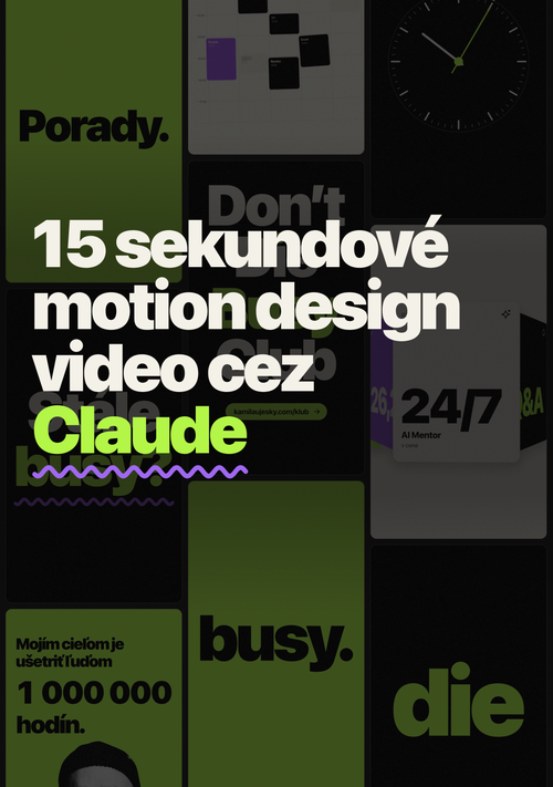 Motion video cez Claude