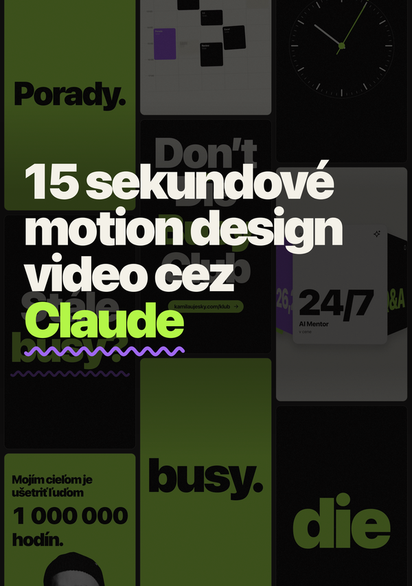 Motion video cez Claude